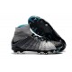 Nuovo Nike Hypervenom Phantom III DF FG Scarpa Calcio Grigio Nero Blu
