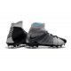 Nuovo Nike Hypervenom Phantom III DF FG Scarpa Calcio Grigio Nero Blu