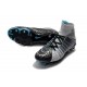 Nuovo Nike Hypervenom Phantom III DF FG Scarpa Calcio Grigio Nero Blu