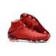 Nuovo Nike Hypervenom Phantom III DF FG Scarpa Calcio Rosso Nero