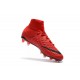 Nuovo Nike Hypervenom Phantom III DF FG Scarpa Calcio Rosso Nero