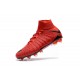 Nuovo Nike Hypervenom Phantom III DF FG Scarpa Calcio Rosso Nero