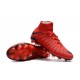 Nuovo Nike Hypervenom Phantom III DF FG Scarpa Calcio Rosso Nero