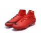 Nuovo Nike Hypervenom Phantom III DF FG Scarpa Calcio Rosso Nero
