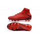 Nuovo Nike Hypervenom Phantom III DF FG Scarpa Calcio Rosso Nero