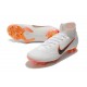 Scarpe Da Calcio Nike Mercurial Superfly VI 360 Elite FG - Uomo Bianco Grigio Metallic Arancione Total