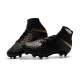 Nuovo Nike Hypervenom Phantom III DF FG Scarpa Calcio Nero Oro Metallic