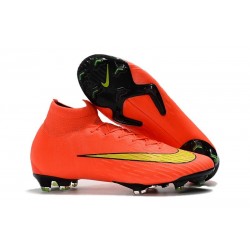 Scarpe Da Calcio Nike Mercurial Superfly VI 360 Elite FG - Uomo Arancione Giallo