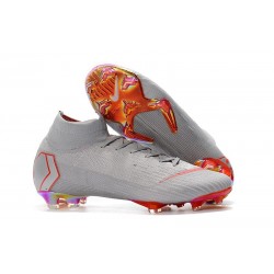 Scarpe Da Calcio Nike Mercurial Superfly VI 360 Elite FG - Uomo Grigio Rosso