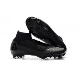 Scarpe Da Calcio Nike Mercurial Superfly VI 360 Elite FG - Uomo Tutto Nero Coppa del Mondo