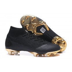 Scarpe Da Calcio Nike Mercurial Superfly VI 360 Elite FG - Uomo Oro Nero