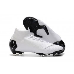Scarpe Da Calcio Nike Mercurial Superfly VI 360 Elite FG - Uomo Bianco Nero