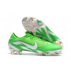 Scarpe da Calcio Nike Mercurial Vapor XII 360 Elite FG Argento Verde