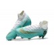 Scarpa Da Calcio Cristiano Ronaldo CR7 Nike Mercurial Superfly VI 360 Elite FG - Blu Oro Bianco