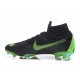 2018 Scarpe Da Calcio Uomo Nike Mercurial Superfly VI 360 Elite FG - Nero Verde