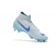 Nuove Scarpe Da Calcio Nike Mercurial Superfly VI 360 Elite FG - Azzurro