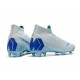 Nuove Scarpe Da Calcio Nike Mercurial Superfly VI 360 Elite FG - Azzurro