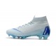 Nuove Scarpe Da Calcio Nike Mercurial Superfly VI 360 Elite FG - Azzurro