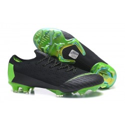 Nuova Scarpe Nike Mercurial Vapor XII 360 Elite FG Nero Verde