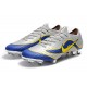 Scarpe da Calcio Nike Mercurial Vapor XII 360 Elite FG Argento Blu Giallo