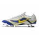 Scarpe da Calcio Nike Mercurial Vapor XII 360 Elite FG Argento Blu Giallo