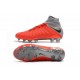 Scarpe da Calcio Nike Hypervenom Phantom III FG - Rossa Grigio