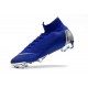 Scarpe Da Calcio Nike Mercurial Superfly VI 360 Elite FG - Uomo Blu Argento