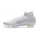 Scarpe Da Calcio Nike Mercurial Superfly VI 360 Elite FG - Uomo Tutto Bianco