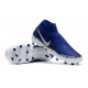 Scarpe da Calcio Nike Phantom Vision Elite DF FG Blu Argento