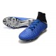 Nuovo Nike Hypervenom Phantom III DF FG Scarpa Calcio Blu Nero Argento