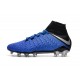 Nuovo Nike Hypervenom Phantom III DF FG Scarpa Calcio Blu Nero Argento