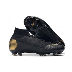 Scarpe Da Calcio Nike Mercurial Superfly VI 360 Elite FG - Uomo Oro Nero