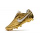 Scarpe Da Calcio Nike Tiempo Legend VII 10R Elite FG Oro Bianco