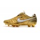 Scarpe Da Calcio Nike Tiempo Legend VII 10R Elite FG Oro Bianco