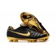 Scarpe Da Calcio Nike Tiempo Legend VII 10R Elite FG Nero Oro Metallico