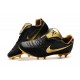 Scarpe Da Calcio Nike Tiempo Legend VII 10R Elite FG Nero Oro Metallico