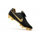 Scarpe Da Calcio Nike Tiempo Legend VII 10R Elite FG Nero Oro Metallico