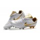 Scarpe Da Calcio Nike Tiempo Legend VII 10R Elite FG Bianco Oro