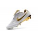 Scarpe Da Calcio Nike Tiempo Legend VII 10R Elite FG Bianco Oro