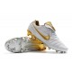 Scarpe Da Calcio Nike Tiempo Legend VII 10R Elite FG Bianco Oro