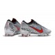 Nuove Scarpe Da Calcio Neymar Nike Mercurial Vapor XII 360 Elite FG Bianco Rosso Nero