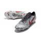 Nuove Scarpe Da Calcio Neymar Nike Mercurial Vapor XII 360 Elite FG Bianco Rosso Nero