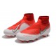 Scarpe da Calcio Nike Phantom Vision Elite DF FG Rosso Bianco Argento