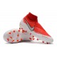 Scarpe da Calcio Nike Phantom Vision Elite DF FG Rosso Bianco Argento