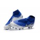 Scarpe da Calcio Nike Phantom Vision Elite DF FG Blu Argento Bianco