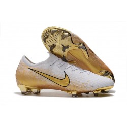Nike Mercurial Vapor 12 Elite FG ACC Scarpe Bianco Oro