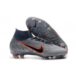 Nike Nuovo Scarpa Mercurial Superfly VI 360 Elite FG Grigio Nero