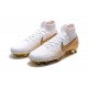 Nike Nuovo Scarpa Mercurial Superfly VI 360 Elite FG Bianco Oro