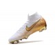 Nike Nuovo Scarpa Mercurial Superfly VI 360 Elite FG Bianco Oro