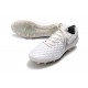 Scarpe Nuovo Nike Tiempo Legend 8 Elite FG Bianco Puro Platino Grigio